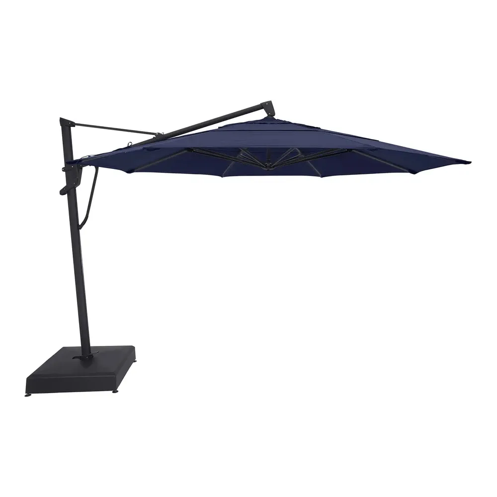 13′ Designer Octagon AKZ+ Cantilever Umbrella – Indigo