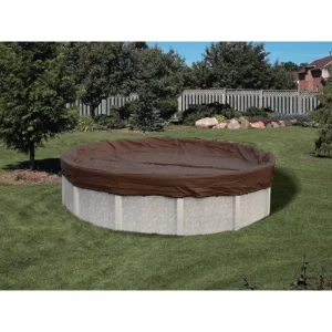 16′ PoolTux Cover for 12′ Round Pool 25 Yr. Brown