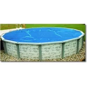 18′ x 34′ Oval Above Ground Blue Solar Blanket