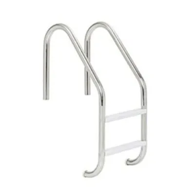 2 Tread Stainless Steel Ladder – White Treads