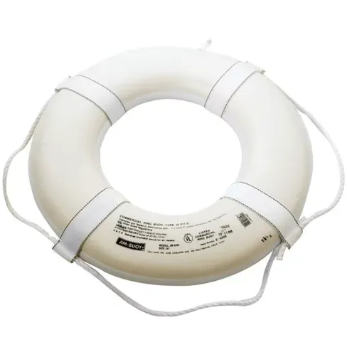 20″ Coast Guard Approved Ring Buoy – White
