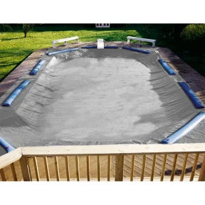 24′ x 46′ Winter Cover for 18′ x 40′ Rectangle Pool 15 Yr. Silver