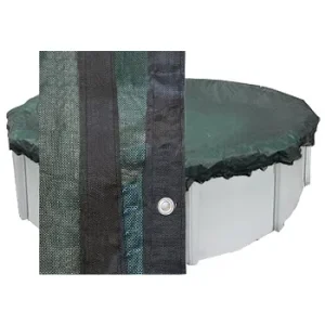27′ PoolTux Mesh Cover for 24′ Round Pool – Green