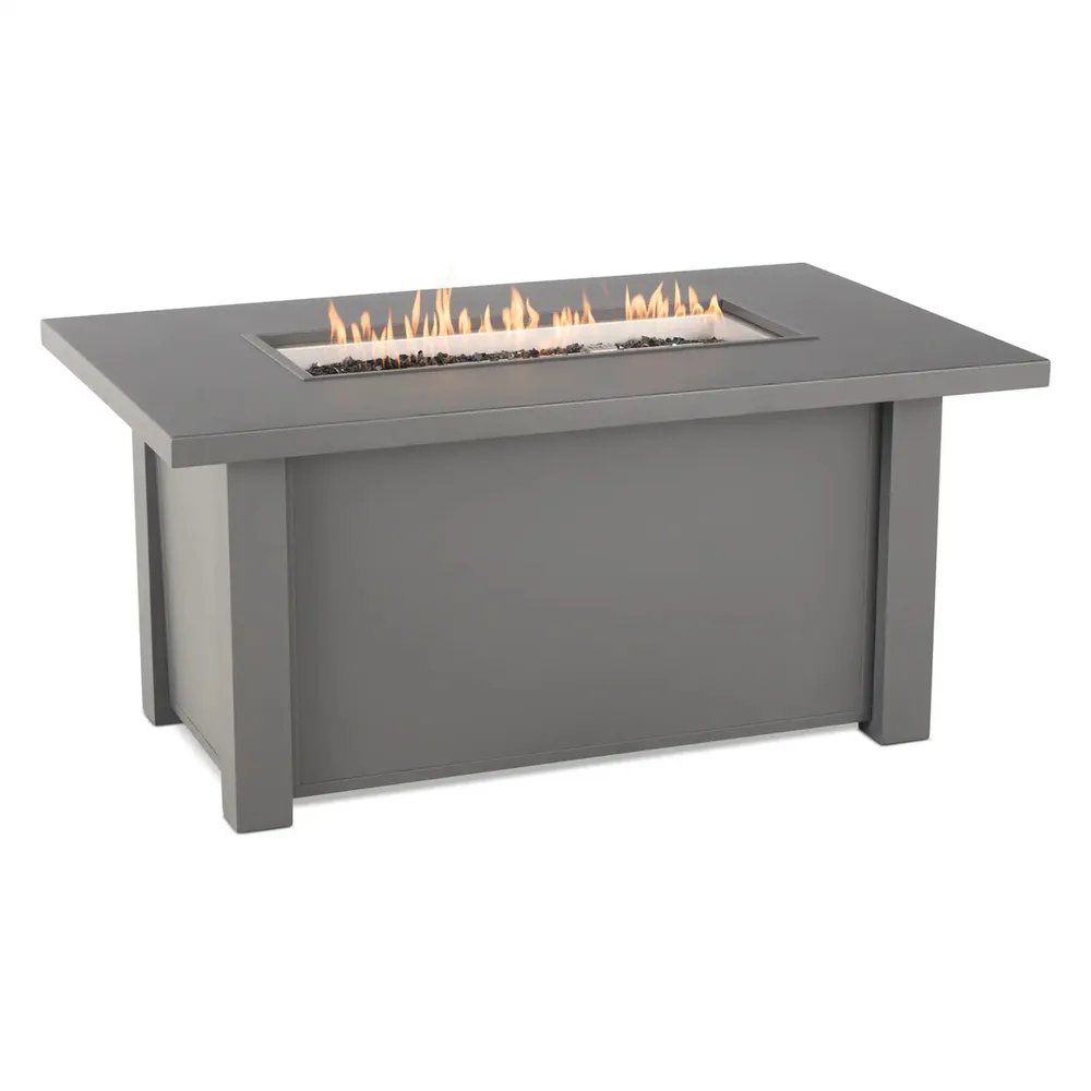 32″x50″ Graphite Fire Table W/ Lid