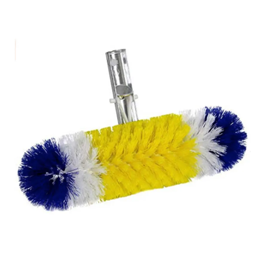 360-Degree Bristles Blue Torrent Pool Brush 12″ Patented and Professional-Endorsed