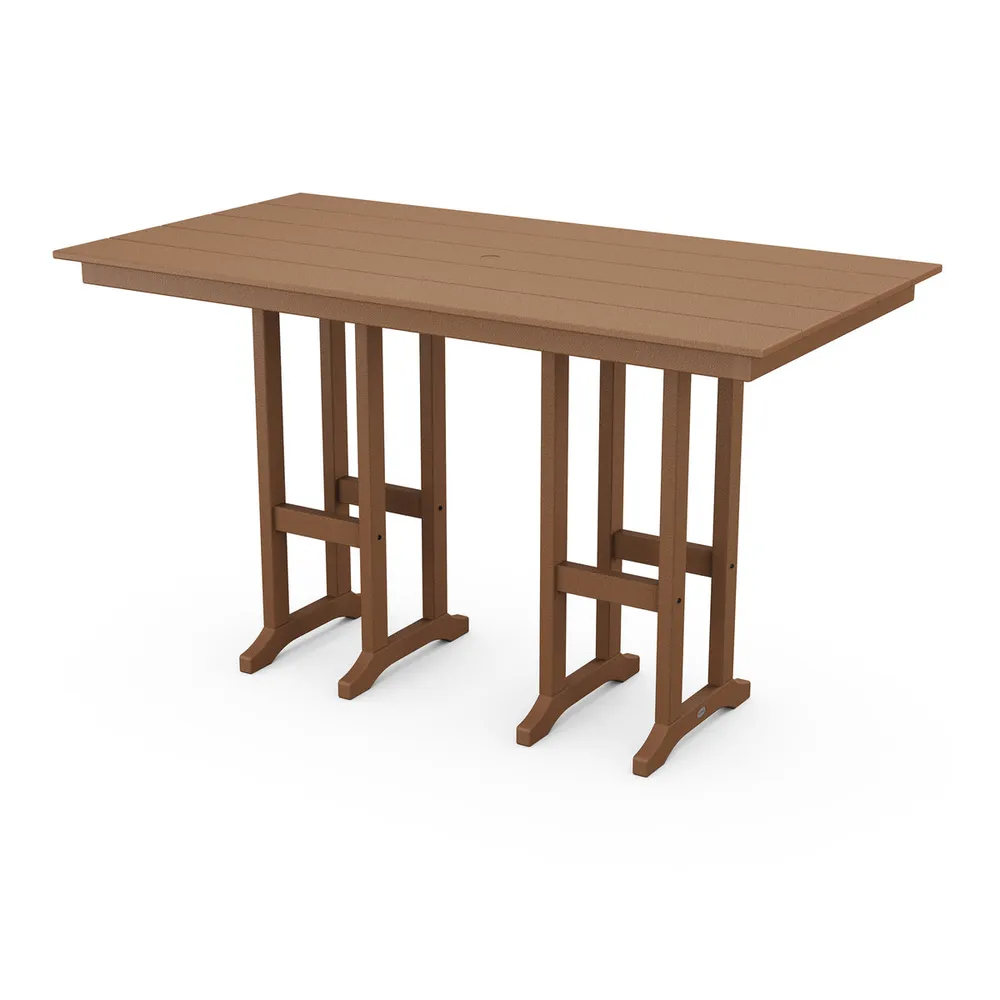 37″x72″ Farmhouse Bar Table