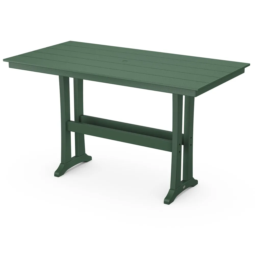 37″x72″ Farmhouse Trestle Bar Table