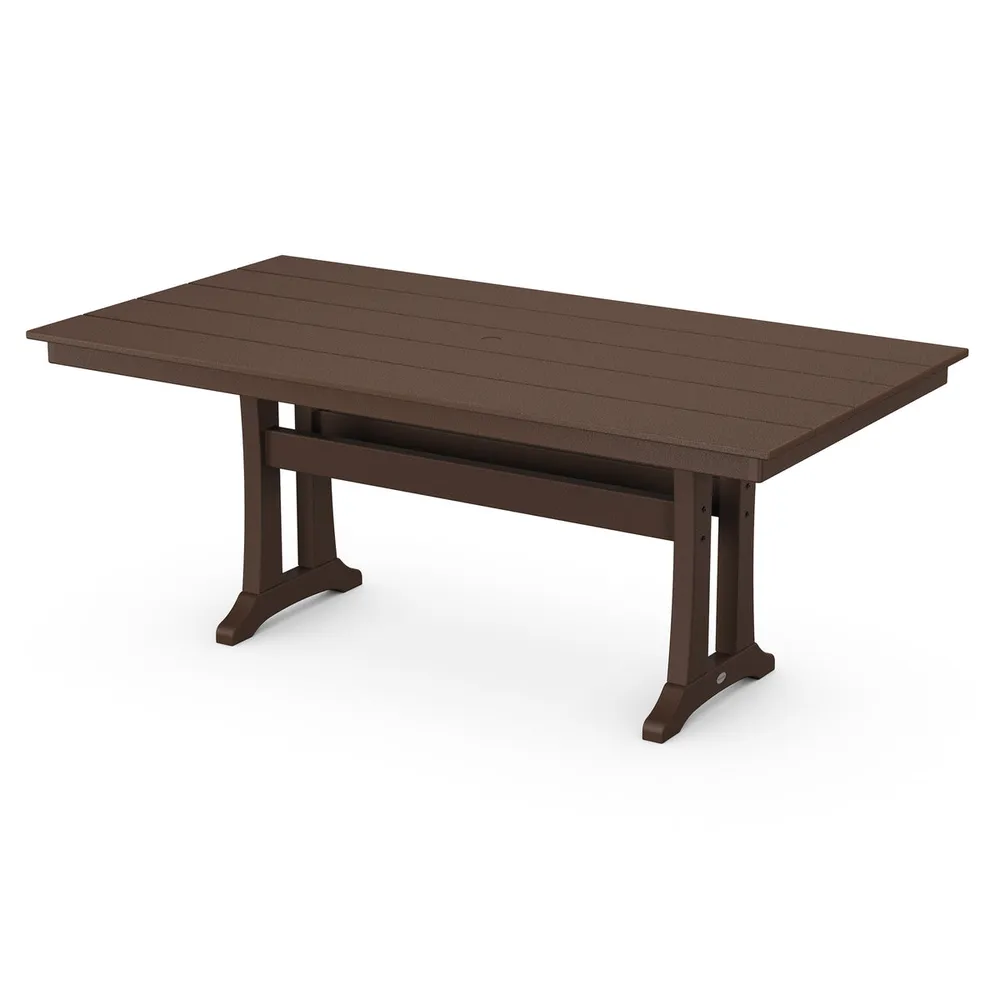 37″x72″ Farmhouse Trestle Dining Table