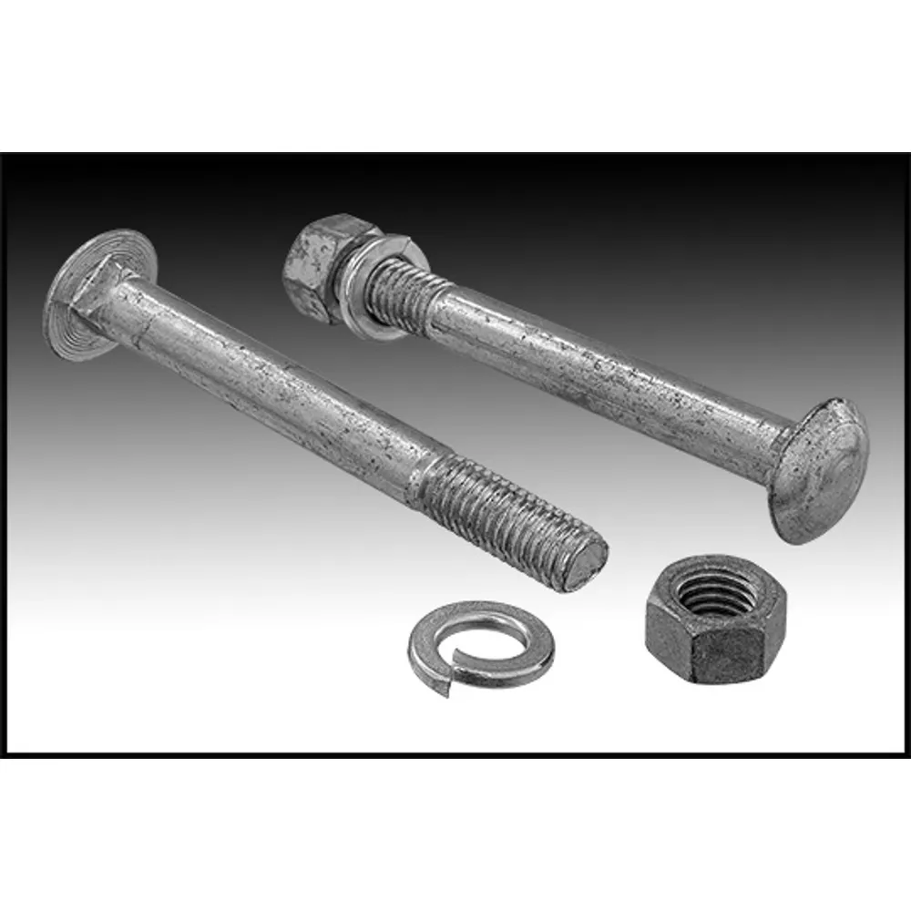 4-1/2″ Carriage Stainless Steel Bolt with Nut (Bag of 2)
