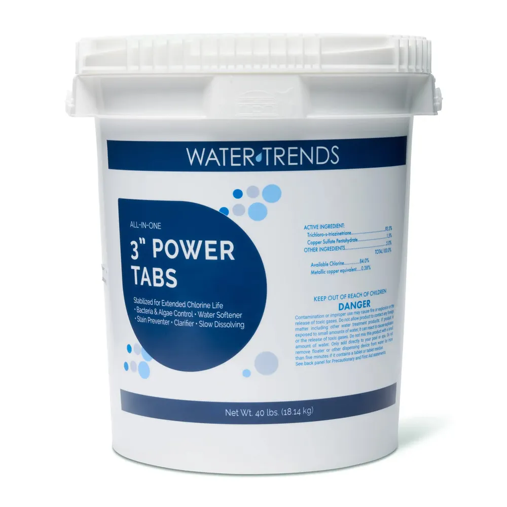 40 lbs. Of WATER TRENDS 6-in-1-3″ Power Tabs