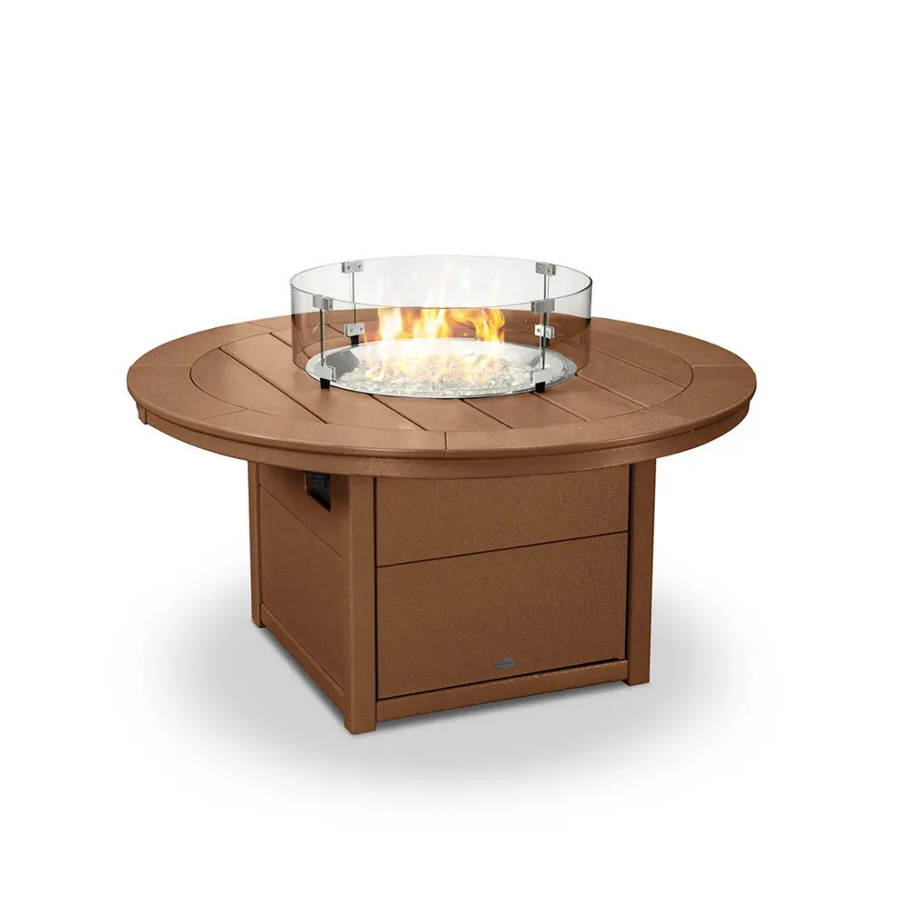 48″ Round Fire Pit Table
