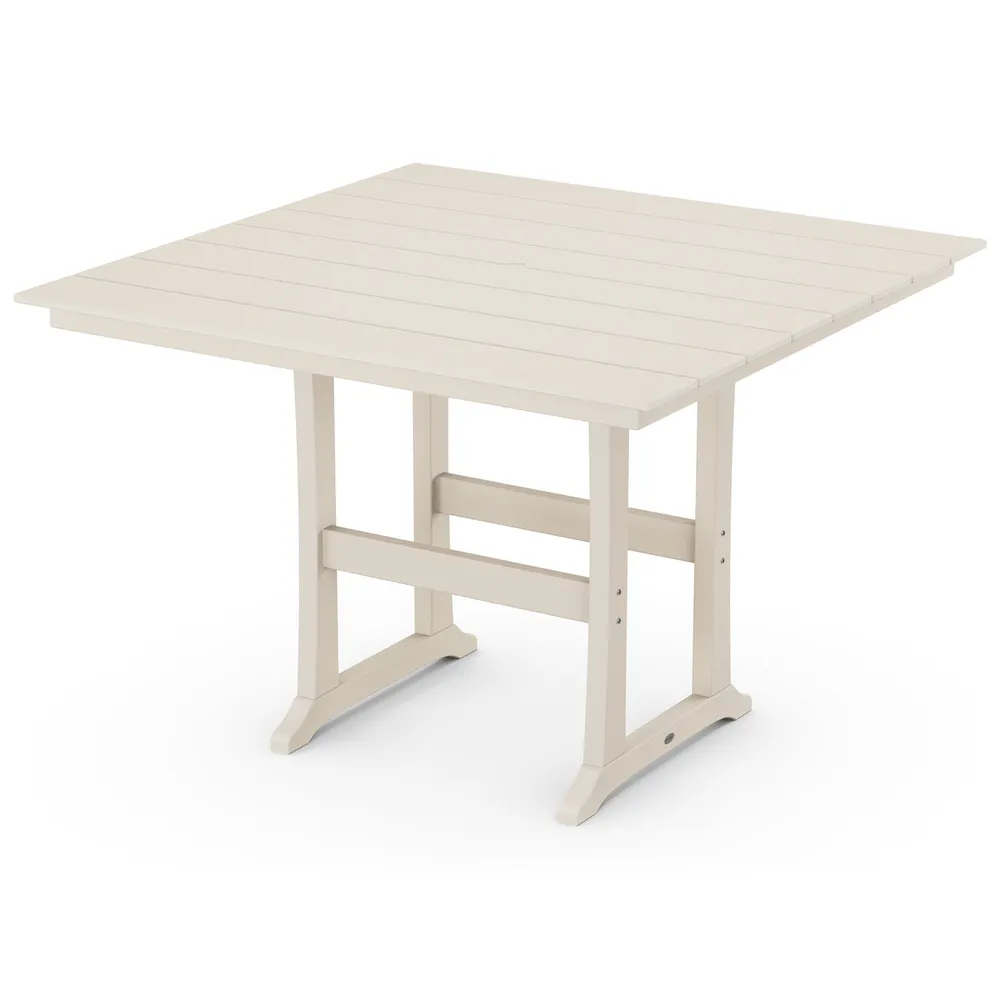 59″ Farmhouse Trestle Bar Table