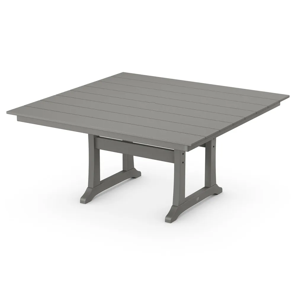 59″ Farmhouse Trestle Dining Table