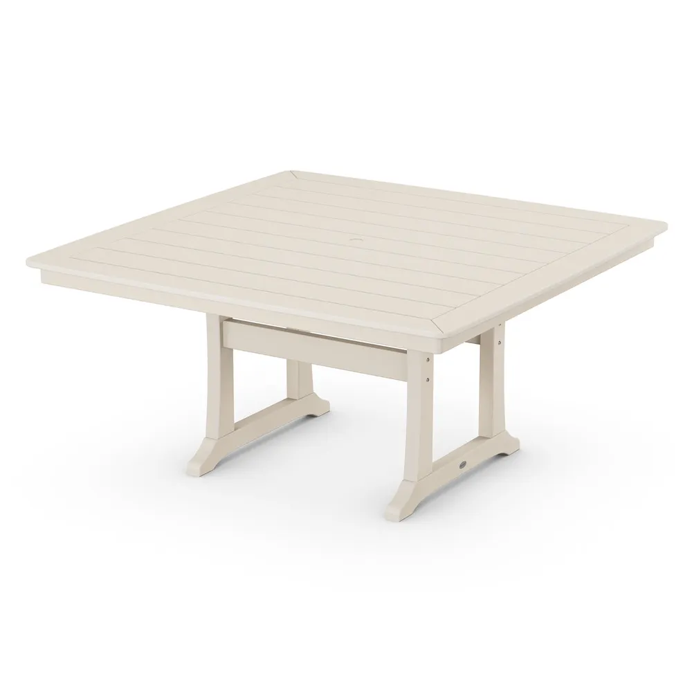 59″ Nautical Trestle Dining Table