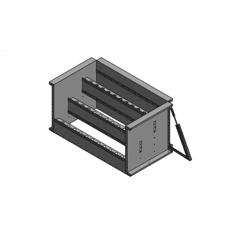 6′ Wide Steel Step w/ 6″ Radius Corners