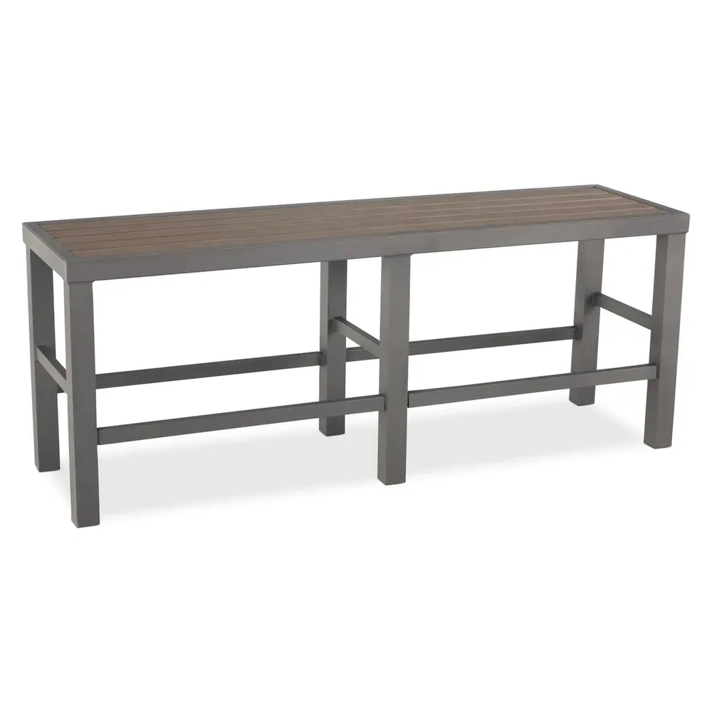 60″ Mesa Poly Plank Counter Height Bench