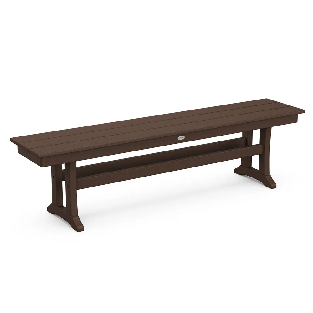 65″ Farmhouse Trestle Bench