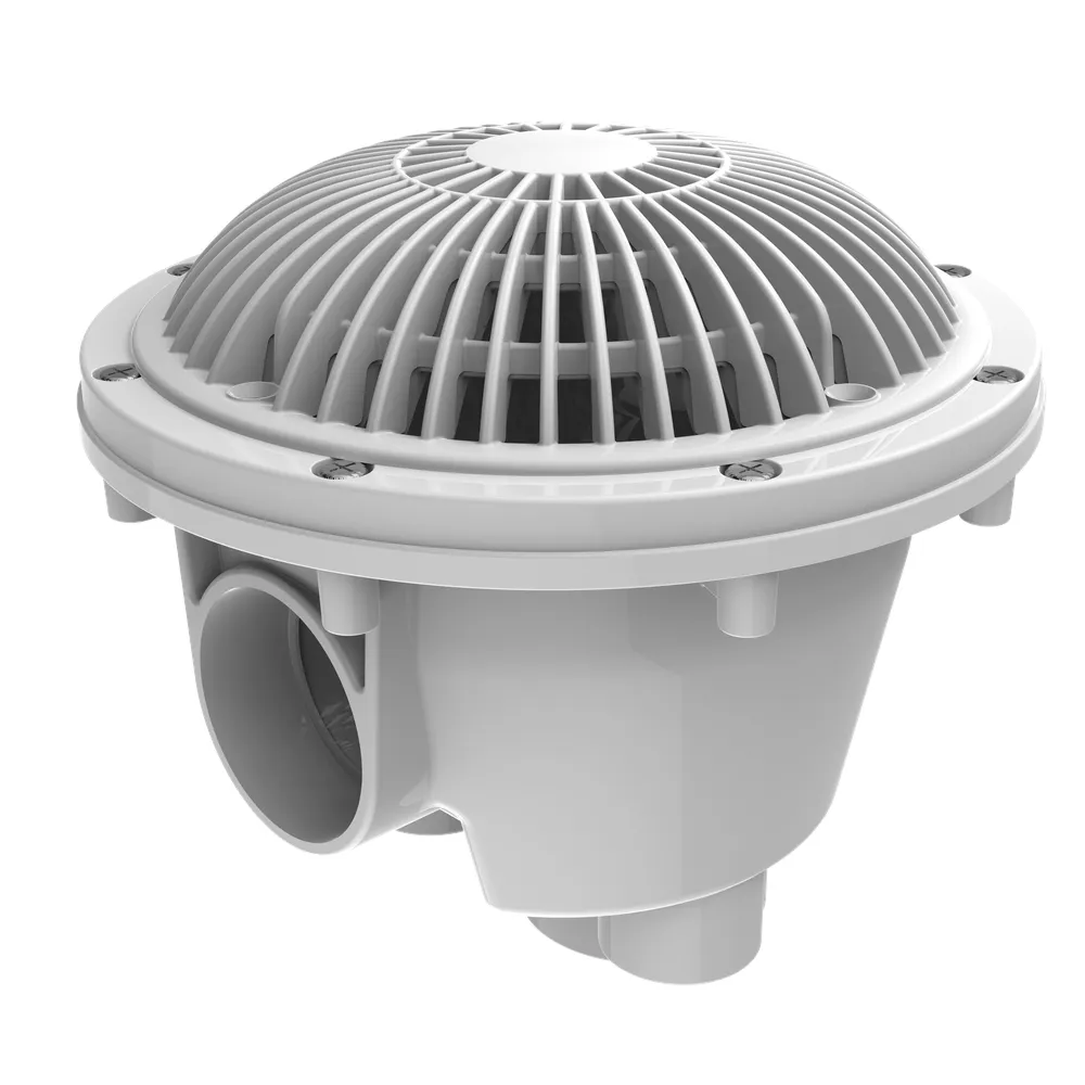 8″ MoFlo Main Cover with Standard Sump – White