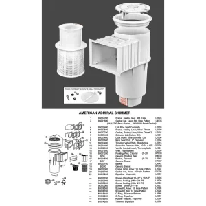 American Admiral 841201 Wall Skimmer #S-15