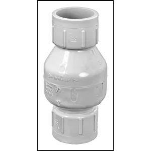 American Granby Inc. 1-1/2″ 1/2 PSI S X S PVC Spring Check Valve (#1011-15)