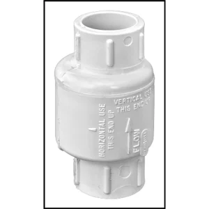 American Granby Inc. 3/4″ S X S Flo Control PVC Swing Check Valve (#1520-07)