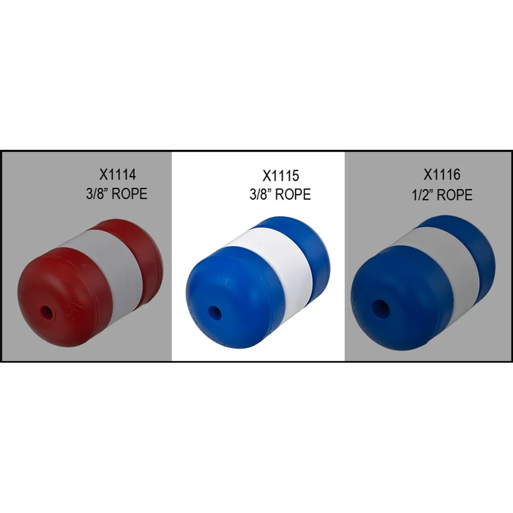American Granby Inc. 3″ X 5″ X 3/8″ Rope Blue & White Lock Type Float (#IF3538)
