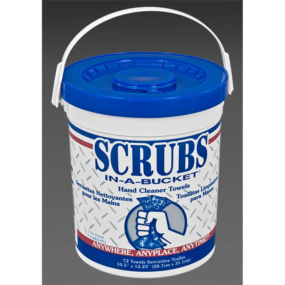 American Granby Inc. 72 Count Scrubs-In-A-Bucket Hand Cleaner (#SCRB72)