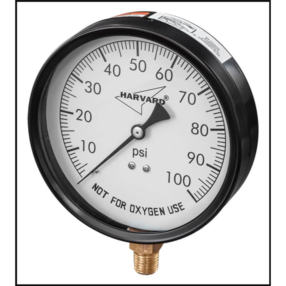 American Granby Pressure Gauge 4 1/2″ (No Lead)