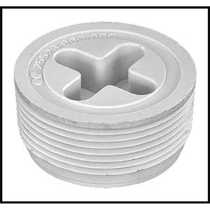 Anthony & Sylvan Josam 1 1/2″ Flush White Plastic Plug (#52555408)