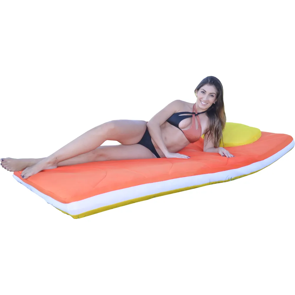 Aqua Cloud Duo Floating Mattress – Tango / Lemon