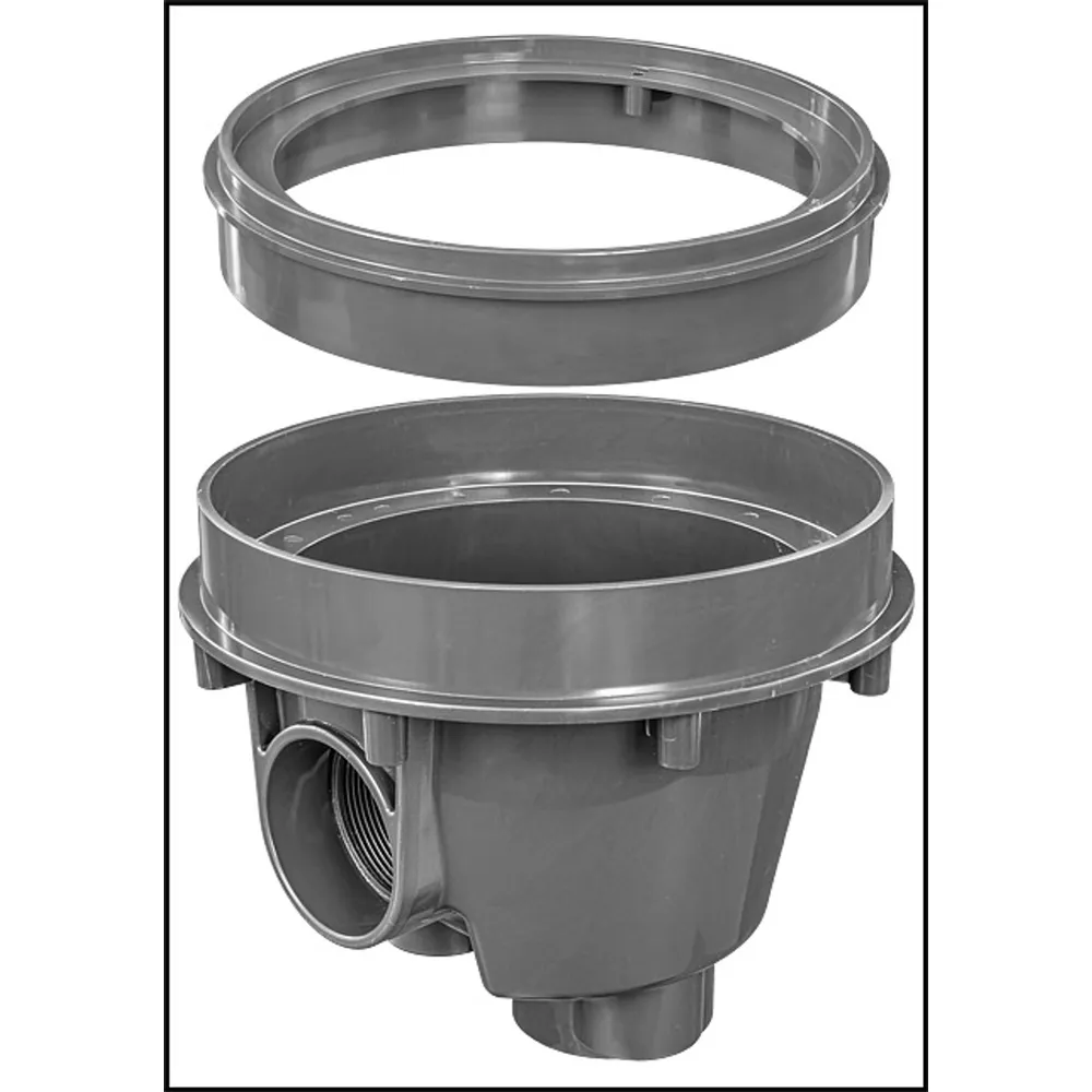 AQUASTAR 8″ RND SUMP ONLY DARK GRAY