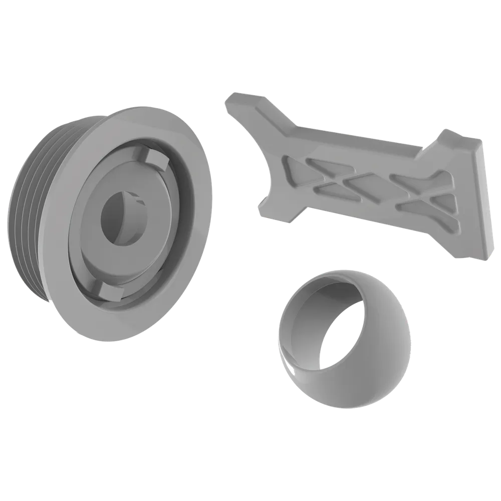 AquaStar Flush Retrofit Eyeball – Light Gray