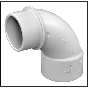 Aquastar Pool Products PVC #SWA101 – ST Elbow Sweep 90 Degrees Slip x Male Slip 1-1/2″