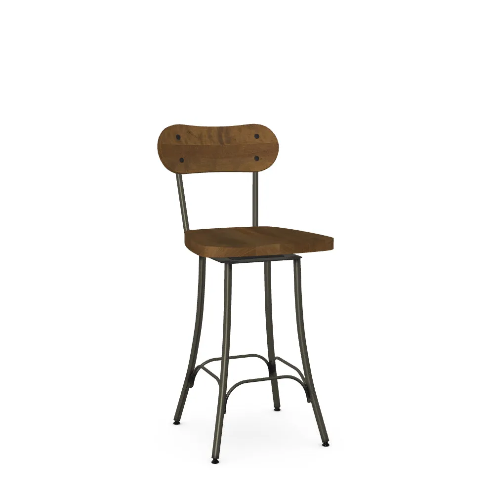 Bean Counter Stool – Wood Seat