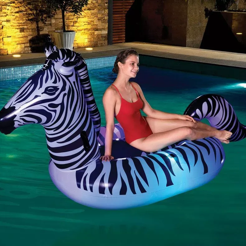 Bestway H2OGO Lights ‘n Stripes Zebra Float