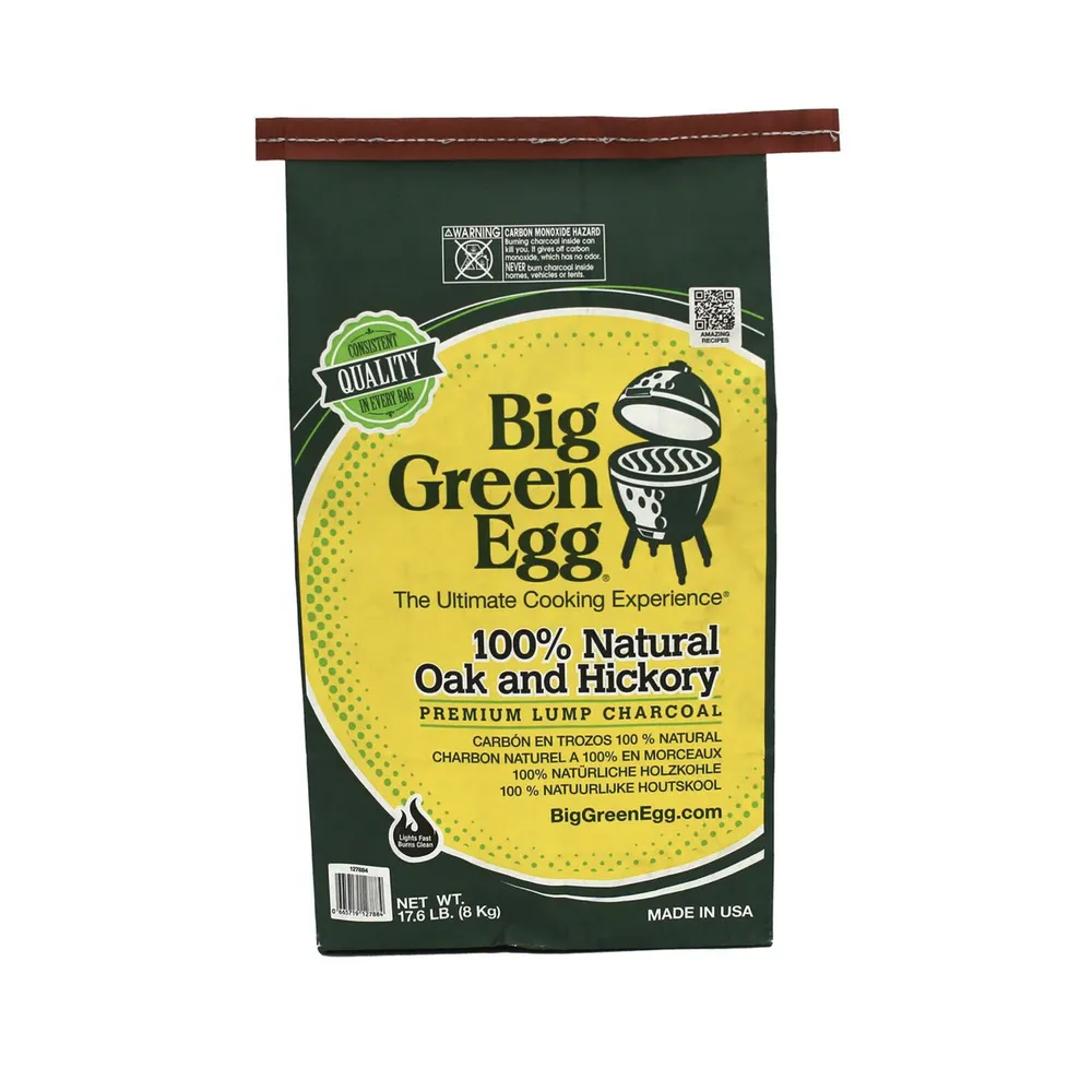 Big Green Egg Natural Oak & Hickory Lump Charcoal, 17.6 Lb.