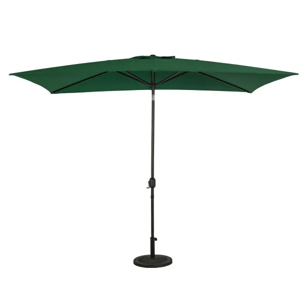 Bimini 6.5′ x 10′ Rectangular Market Umbrella – Hunter Green