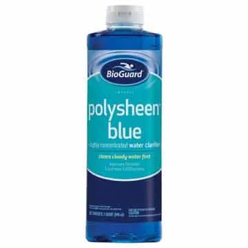 BioGuard Polysheen Blue Swimming Pool Water Clarifier