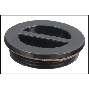 Black 1 1/2″ Flush Plastic Plug