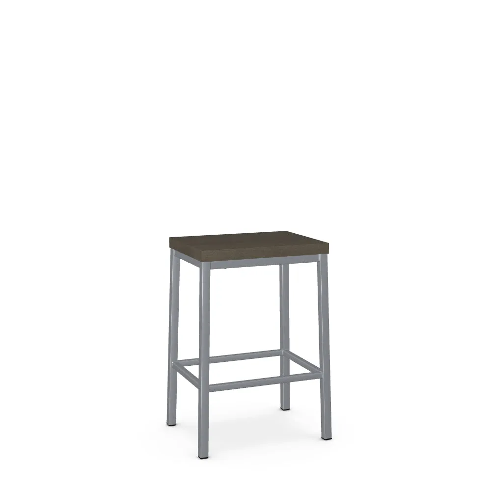 Bradley Backless Counter Stool – Wood Seat