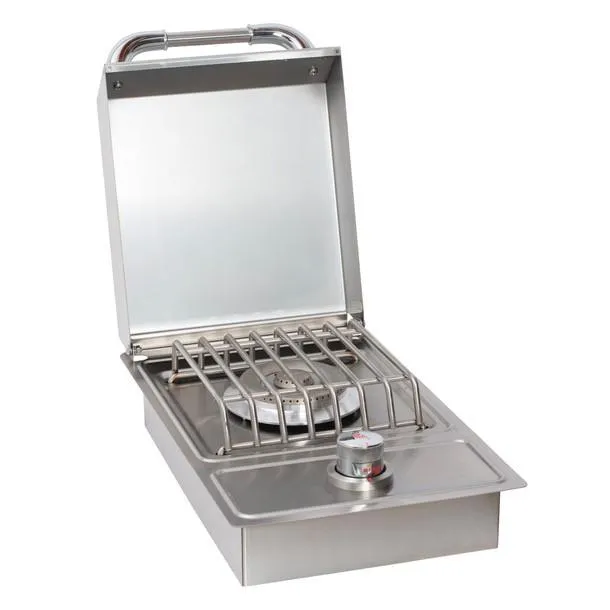 Bull 13″ Single Stainless Steel Side Burner – Drop In – LP