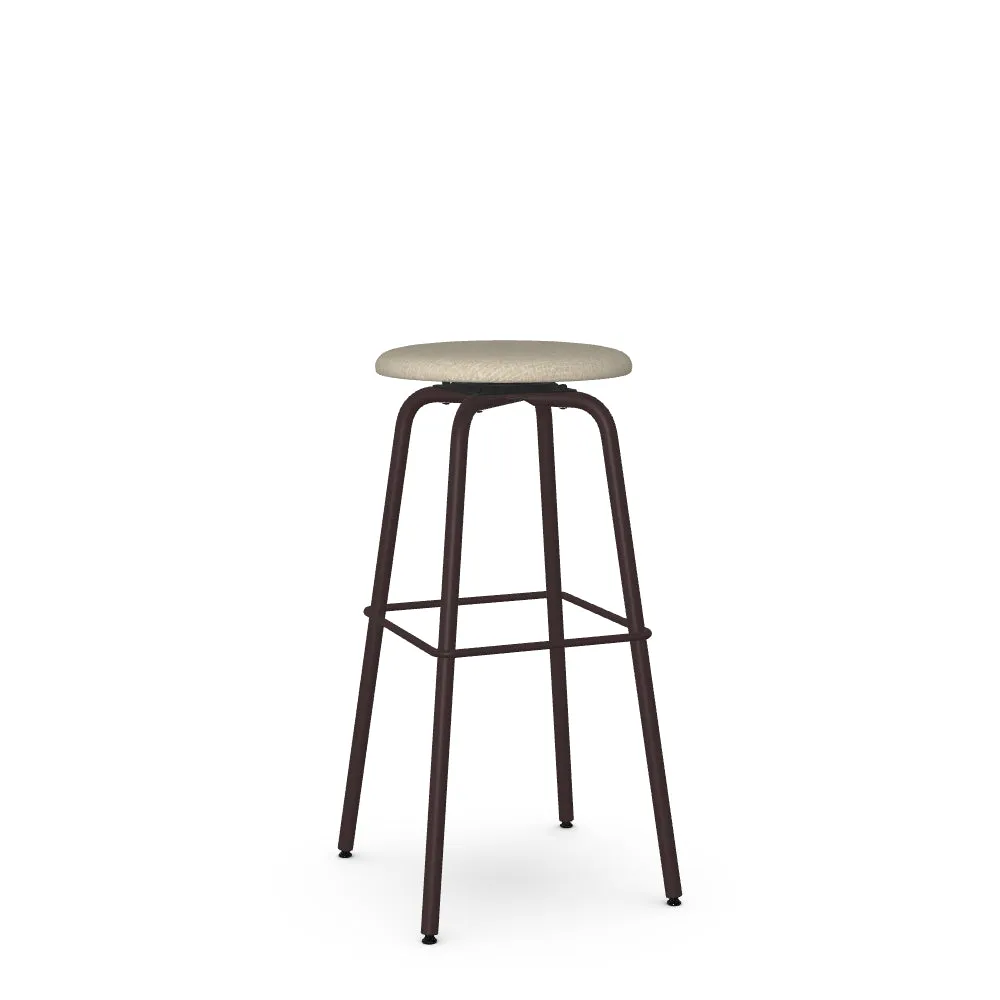 Button Backless Spectator Stool – Material Seat