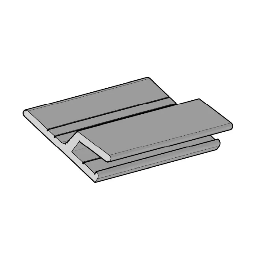 Cantilever Flat Track – 8′ Straight – Gray