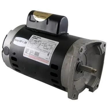 Century 2 HP Square Flange Threaded Shaft Pool Pump Motor