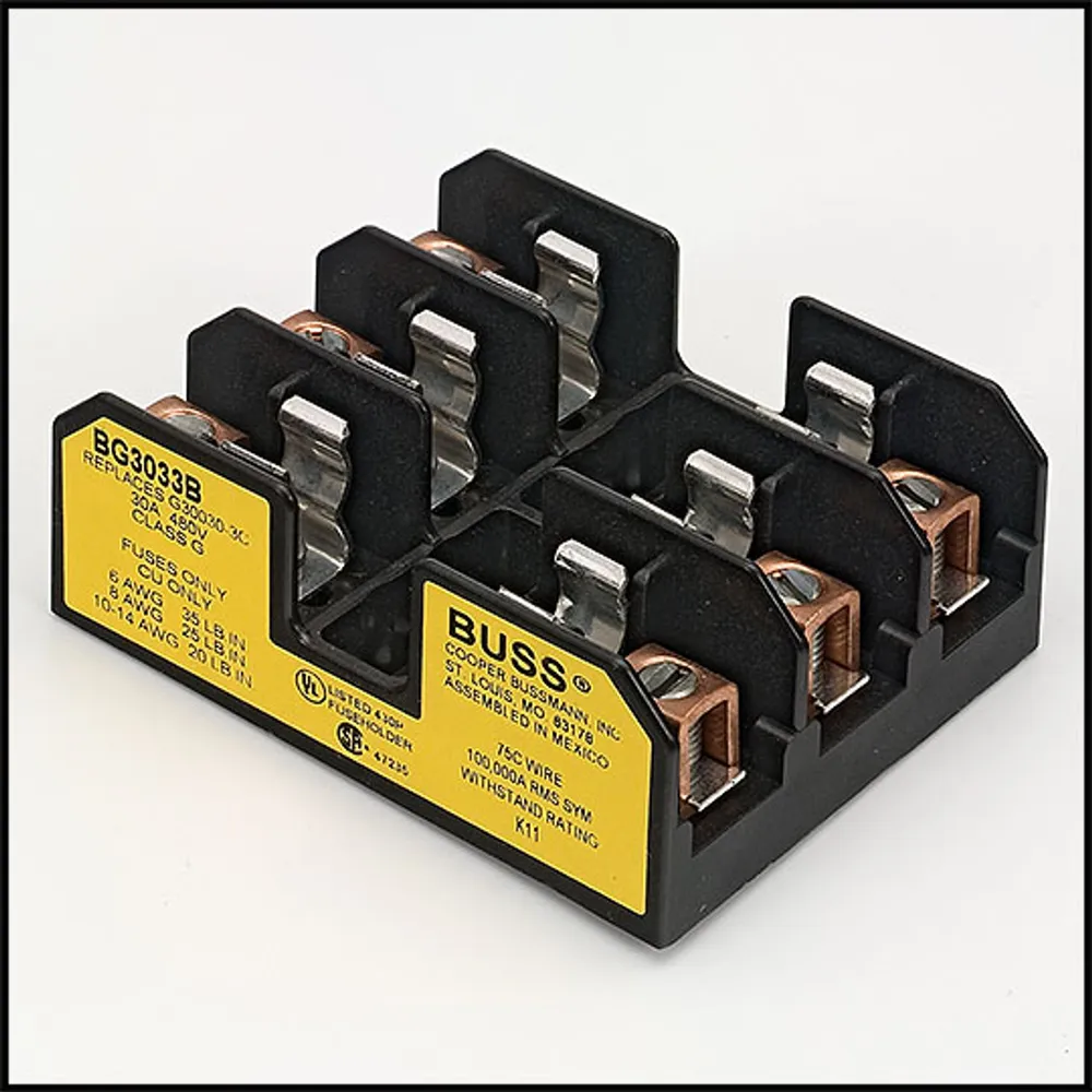 Coates Heater Company 480V 30A 3 Pole Fuse Holder (#29010130)
