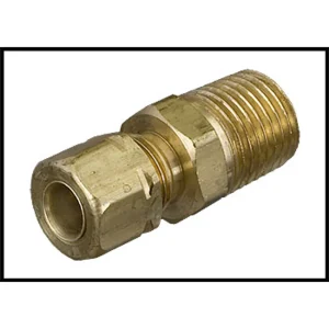 Colliflower Inc. 1/4″ X 1/4″ Brass Connector (#68CA-4-4)