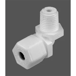 Colliflower Inc. Polyethylene 1/4″ MPT X 1/4″ 90 Degree Elbow Compression Tube Fitting (#W4ME4)