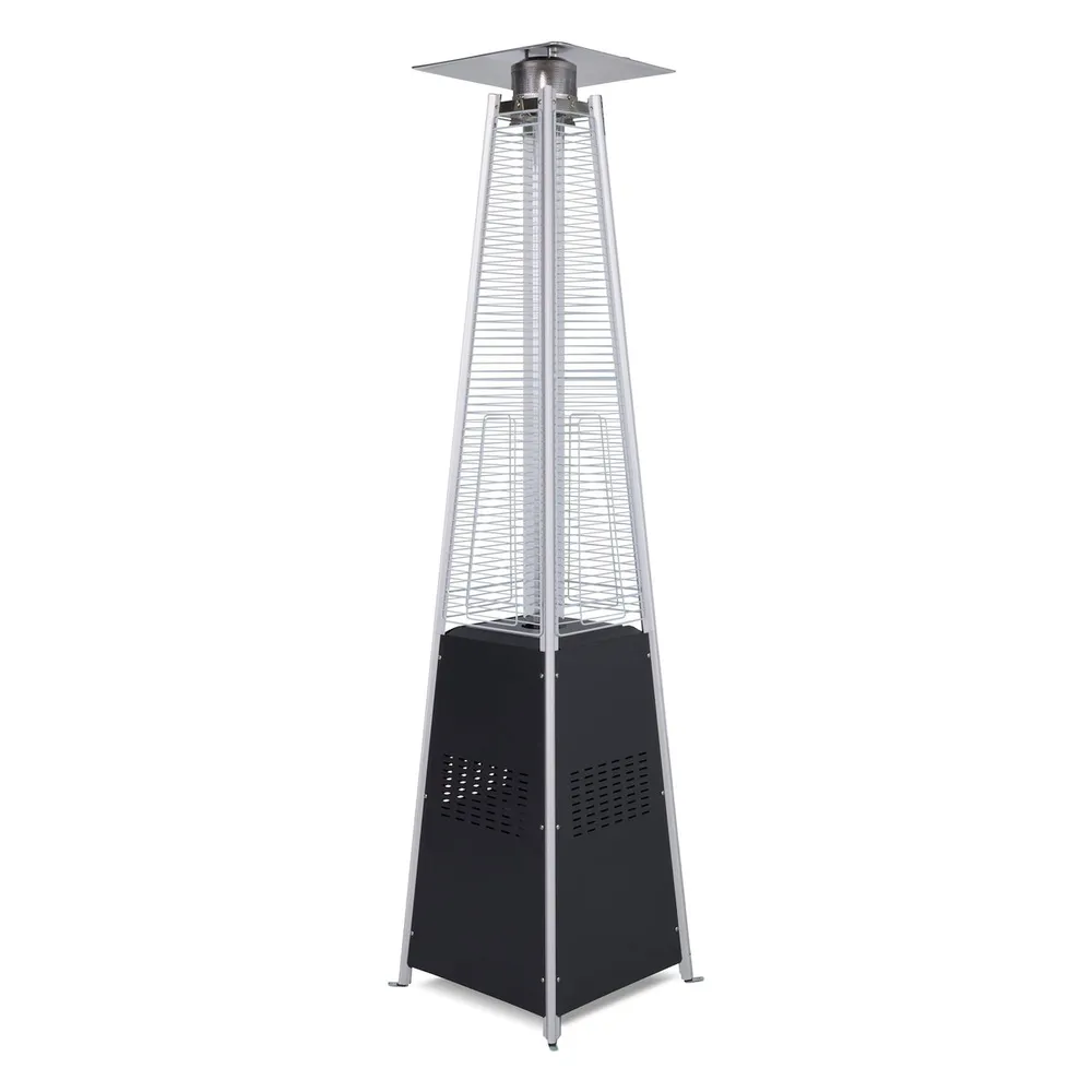 Commercial Glass Tube 40K BTU Patio Heater – Black