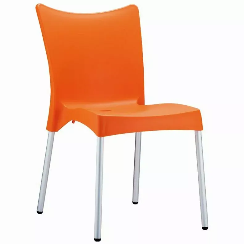 Compamia Juliette Resin Dining Chair, Orange