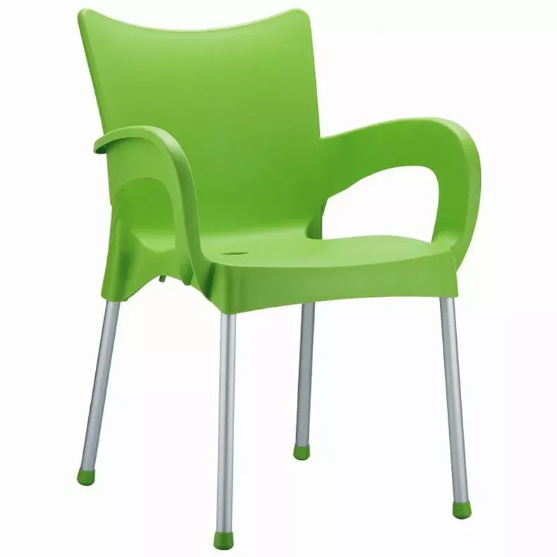 Compamia Romeo Resin Dining Arm Chair, Apple Green